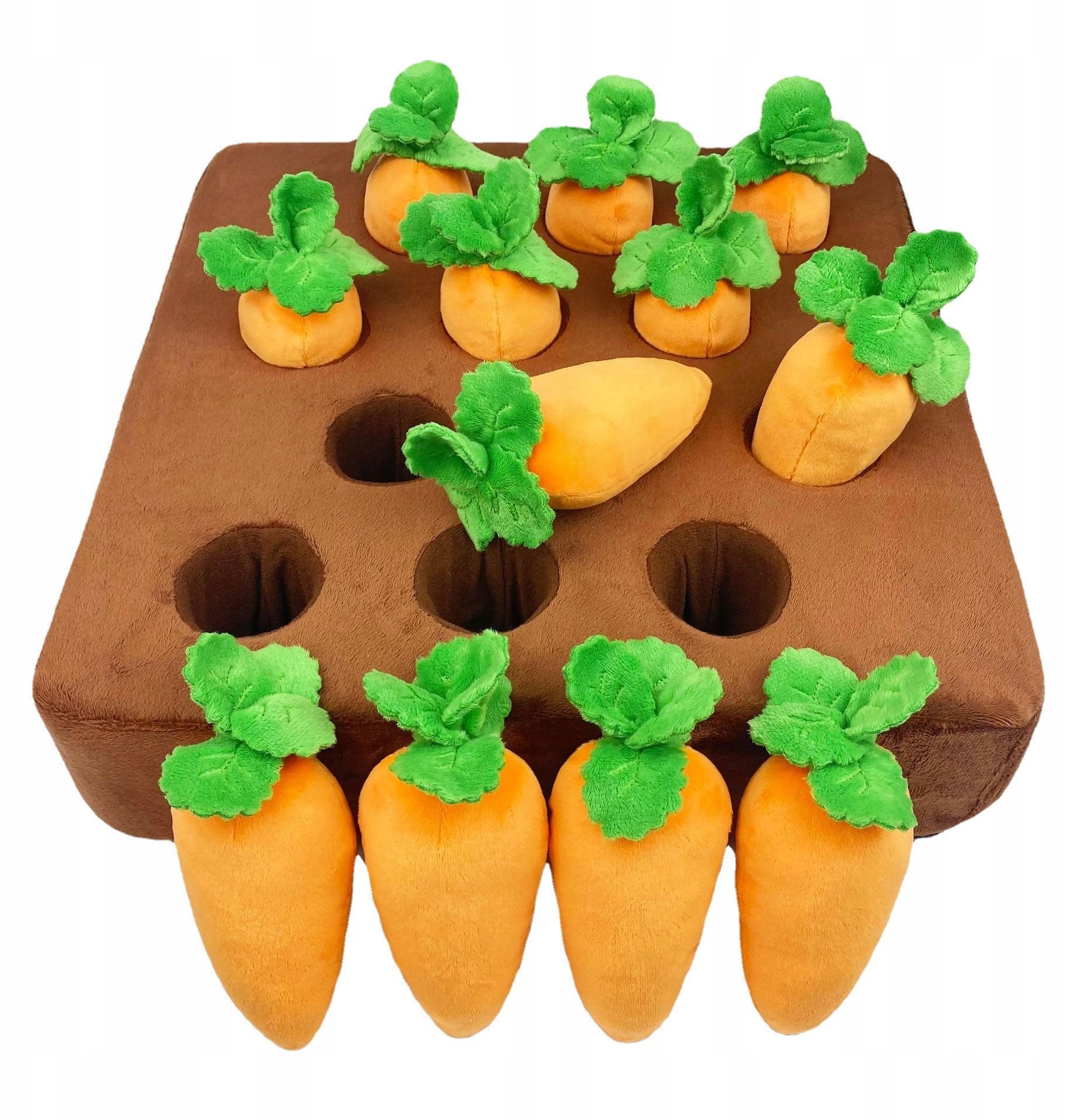 PLUSZOWE Marchewki WYCIĄGANE dla psa króla ZABAWKA