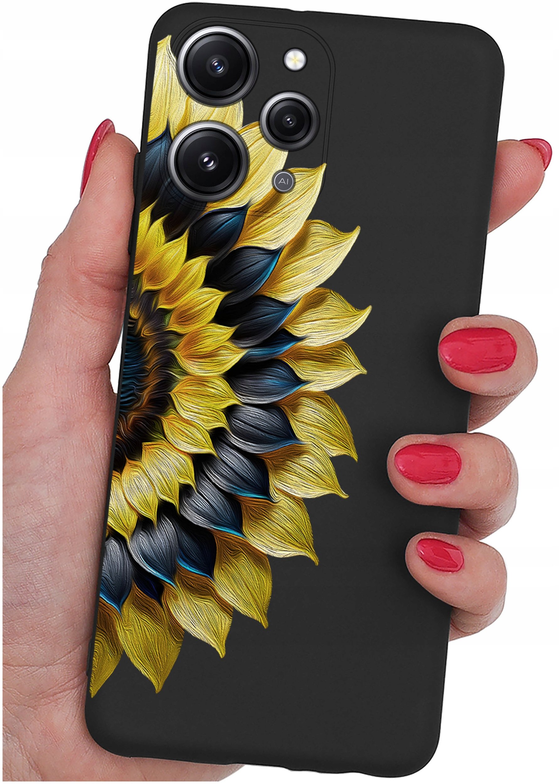 Etui do Xiaomi Redmi 12 4G WZORY |SILIKONOWE MATT CASE + SZKŁO 9H