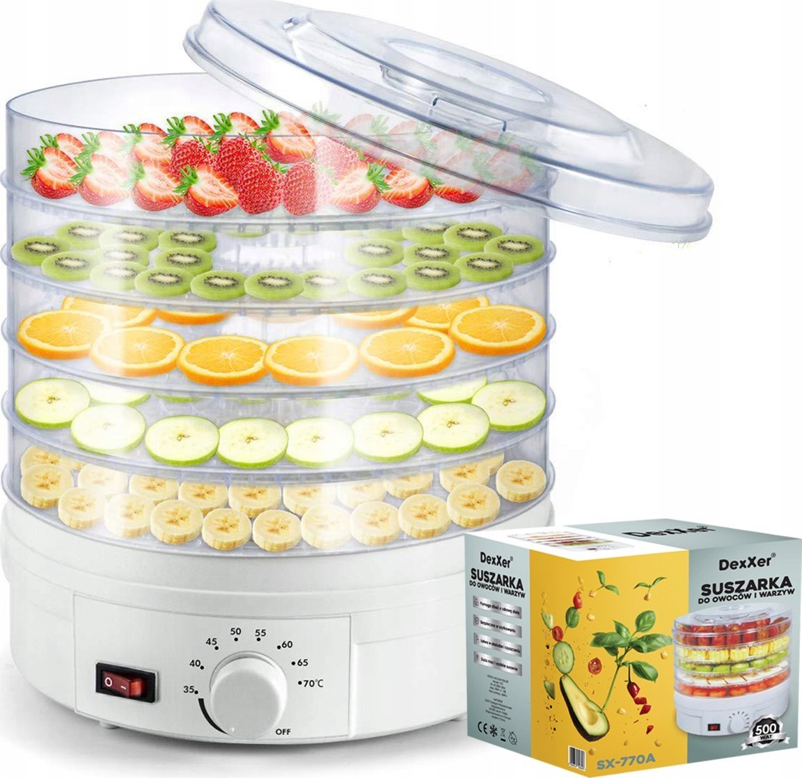 SUSZARKA DO OWOCÓW I GRZYBÓW SMX-01