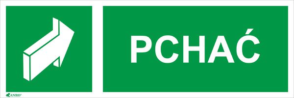 ANRO Tabliczka Pchać (37E/G/FS)