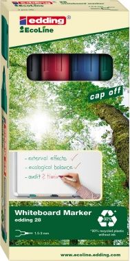 Edding MARKERY DO TABLIC 4 KOL. - 28/4S ED