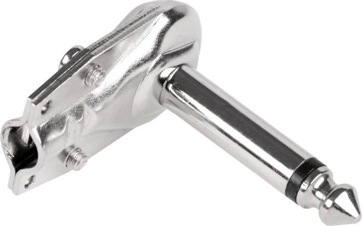 LP Wtyk Jack 6.3 mono metal kątowy