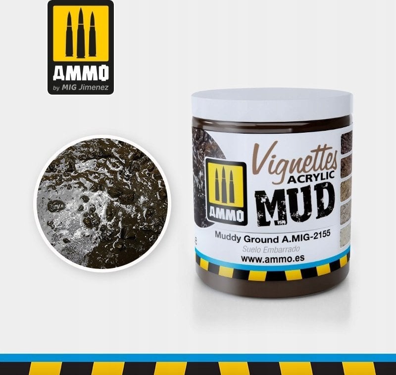 Vallejo Ammo: Acrylic Mud - Vignettes - Muddy Ground (100 ml)