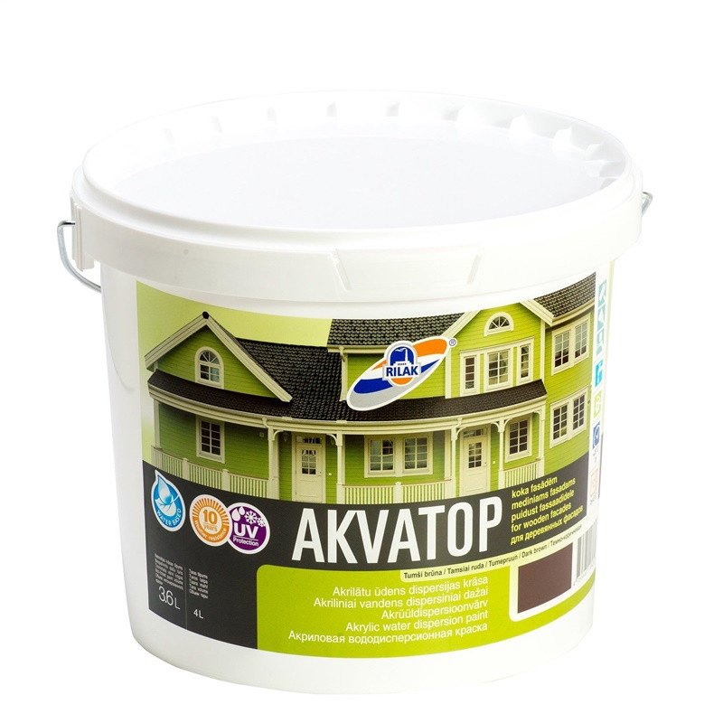 Rilak PAINT AKVATOP DARK BROWN 3.6L