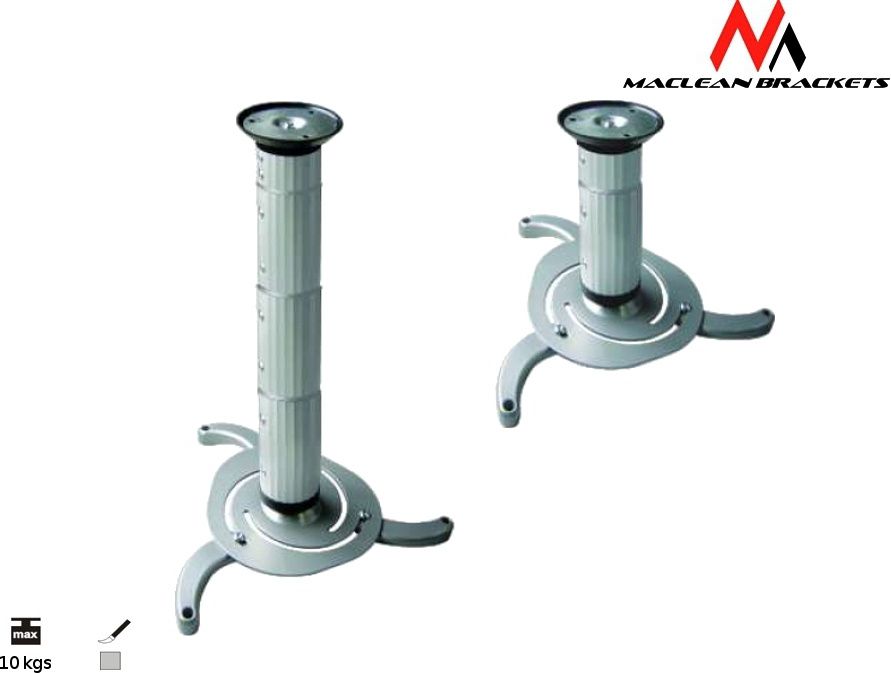 Uchwyt do projektorów Maclean Sufitowy MC-517S