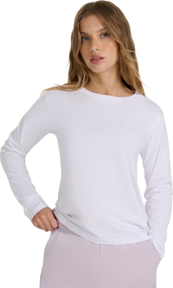 4f Koszulka damska longsleeve F431 biała 4FWMM00TLONF431 10S M