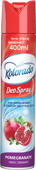 Kolorado Odświeżacz powietrza kolorado Deo Spray-Owoc Granatu 400ml uniwersalny
