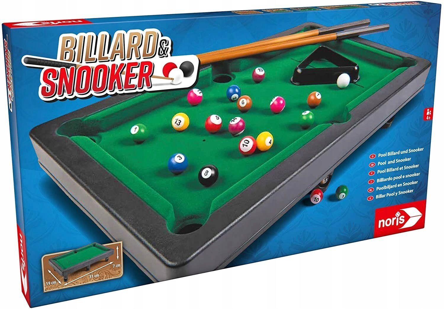 GamesPlanet Noris Pool Billard &ampamp Snooker minibilard