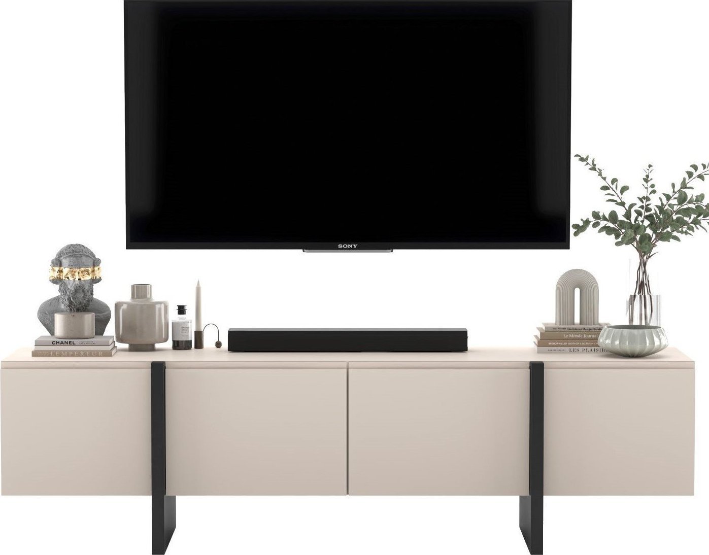 Meble Lindner Meble Lindner Oryginalna Szafka RTV Komoda Boho Kaszmir Mat 180 cm