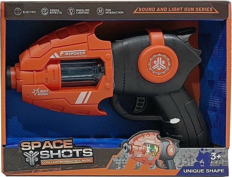 Teka Pistolet na baterie ze ¶wiatłem i dĽwiękiem