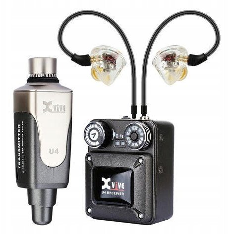 XVive U4T9 In-Ear Monitor Bundle bezprzewodowy system douszny z słuchawkami