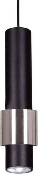 Lampa wisząca Kaja LAMPA okrągła K-4713 Kaja wisząca OPRAWA metalowe tuba ZWIS sopel czarny chrom