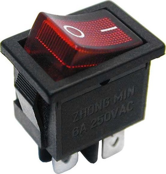 Blow 2925# Przeł.mk1012c podświetlany czerwony 230v