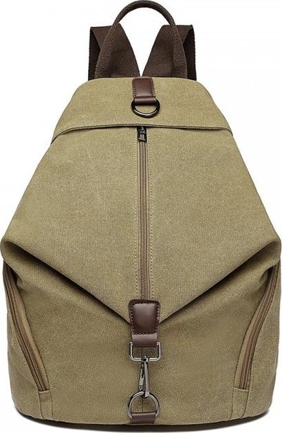 Accessorize Me Beżowy Plecak Damski Miejski Canvas Havani