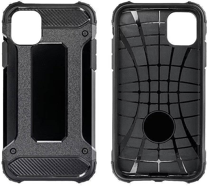 Mocco Trust Armored Shockproof Carbon Case for Samsung Galaxy S23 Black