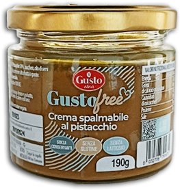 Krem pistacjowy bezglutenowy Crema Spalmabile al pistacchio Senza Glutine 190g - Gusto Etna