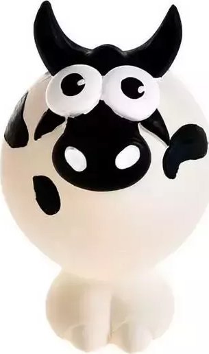 Barry King Zabawka dla psa, krowa, lateks , z dźwiękiem, 11,5cm