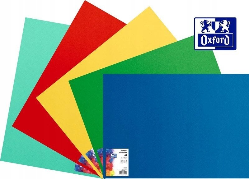 Oxford Karton Oxford A1 160g żółty, ŻÓŁTY