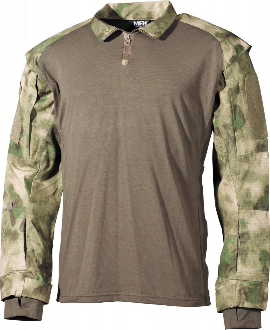 MFH KOSZULA TAKTYCZNA US, DŁUGI RĘKAW HDT-CAMO FG XL