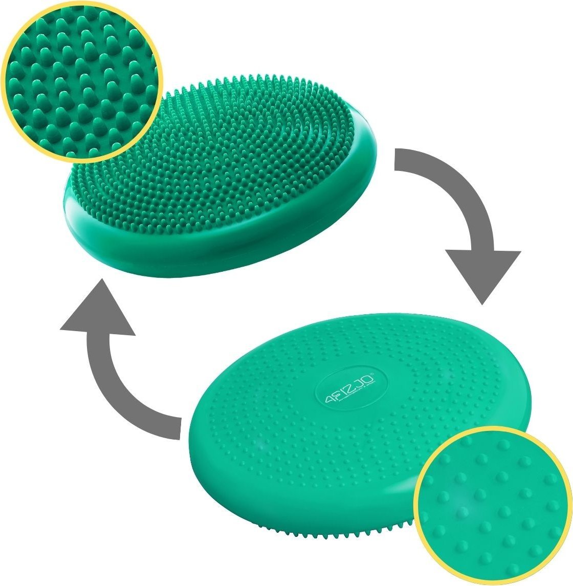 4fizjo Poduszka sensomotoryczna PRO+ miętowa Trening sensomotoryczny w statyce