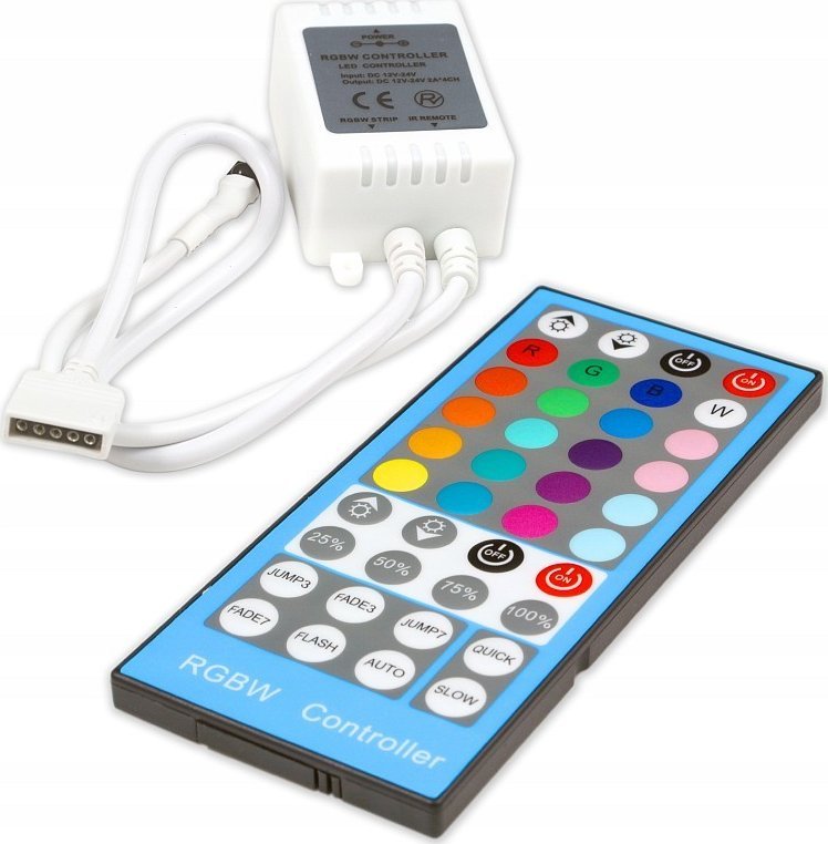 Taśma LED LVT Sterownik kontroler do taśm LED RGBW pilot do taśm led 12V/4x2A Sterownik kontroler do taśm LED RGBW pilot do taśm led 12V/4x2A