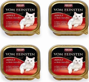 Animonda ANIMONDA Vom Feinsten Adult Cat smak: z wołowina i ziemniakami 32x100g