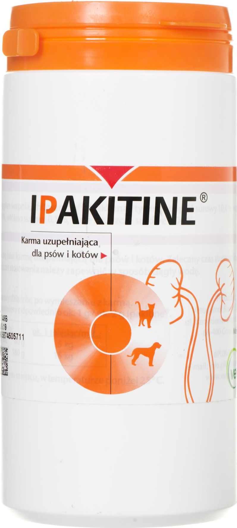 VETOQUINOL Preparat wspomagający nerki Ipakitine 18 - 5904109019589