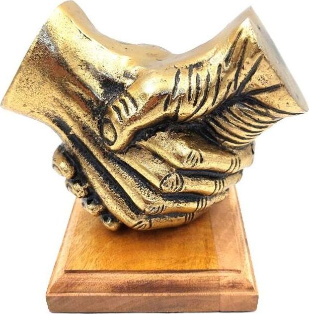 Giftdeco Figurka dekoracyjna Uścisk dłoni Symbol zgody DD-20D