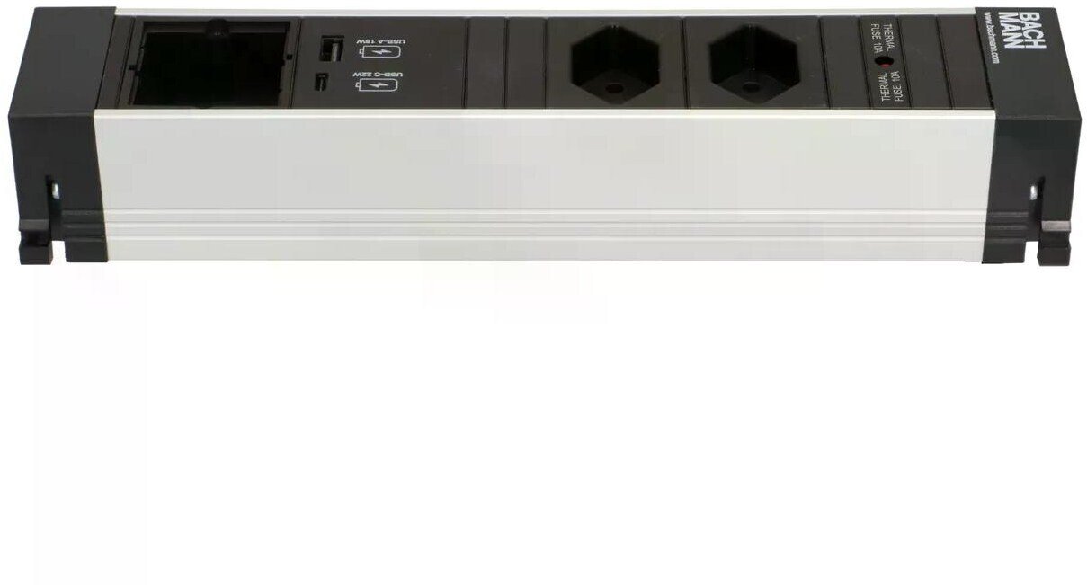 BACHMANN POWER FRAME M 2xCH, 1xUSB A&C 22W 1xCM 0.2m GST18 Szwajcaria