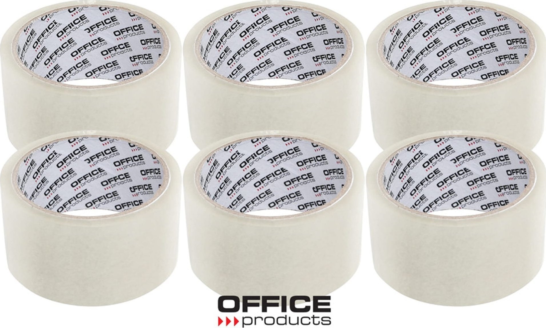 Office Products Taśma pakowa Office Products 48mm/50y Hot-melt transparentna (6)
