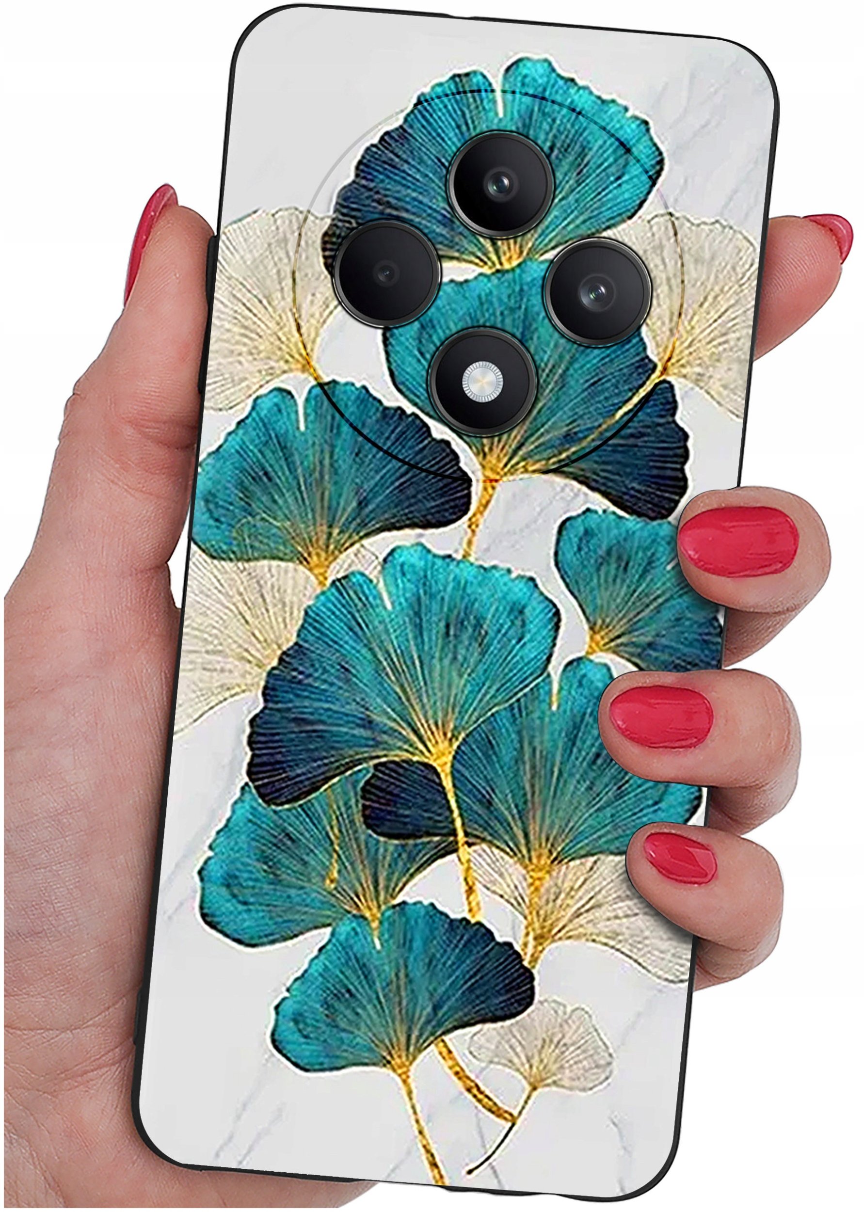 Etui do Oppo Reno 12 F 5G | 12 FS 5G WZORY |SILIKONOWE MATT CASE + SZKŁO 9H