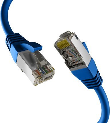 EFB EFB Netzwerkkabel CAT8.1 S/FTP PIMF 40GB Ethernet Kupfer 2m blau