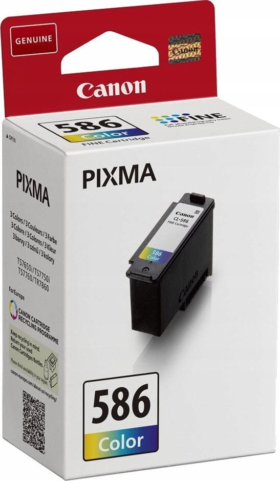 Tusz Canon Canon Cartridge CL-586 EUR barevný