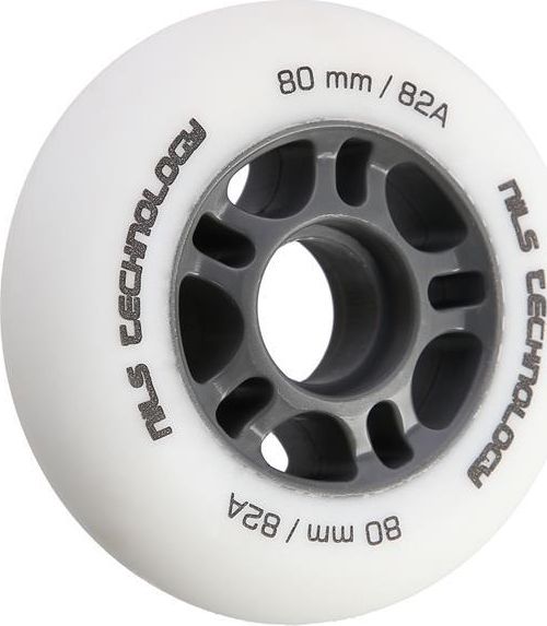 Nils Extreme PU 80x24 82A BIAŁE MATOWE KÓŁKA (4 szt.) NILS EXTREME