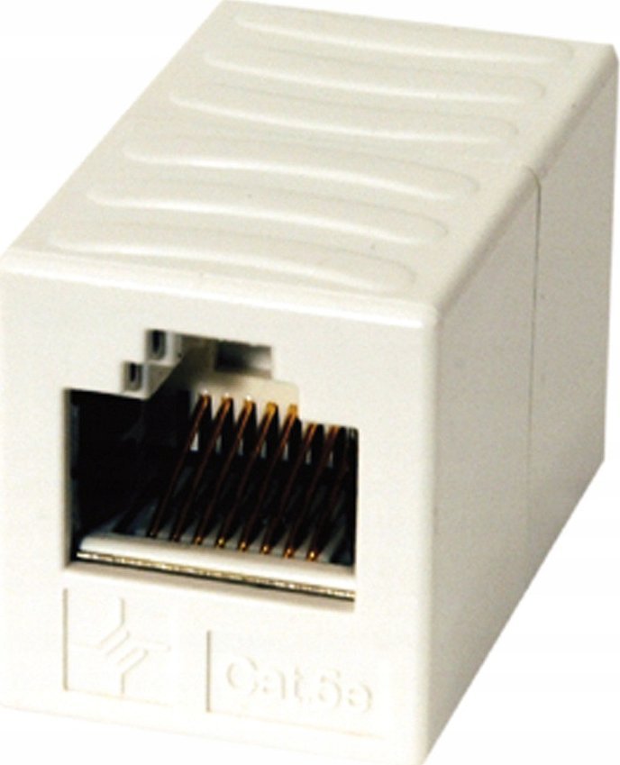 Telegärtner TELEGÄRTNER Adapter uziemiony, 1:1, ekranowany, kat. 5e (klasa D)