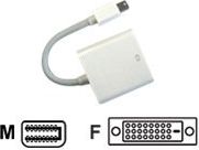 Adapter AV JJ Computer DisplayPort Mini - DVI-D biały (AVC 127-0,1M)