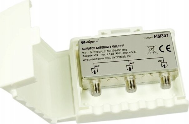 Antena RTV DPM Sumator sygnału UHF + VHF