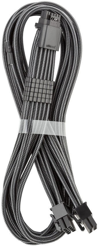 CableMod C-Series Pro ModMesh 12V-2x6-Kabel, Sleeved, 16-Pin zu 2x 8-Pin, fr Corsair Type 4 und 3 PSUs - carbon, 60cm