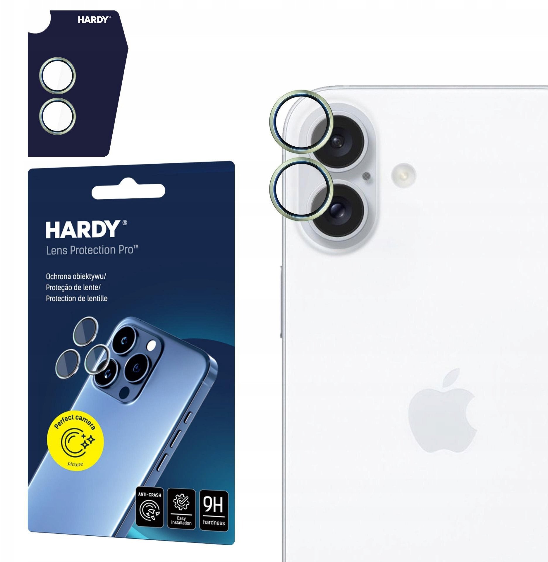 Apple iPhone 16/16 Plus - HARDY Lens Protection Pro Green
