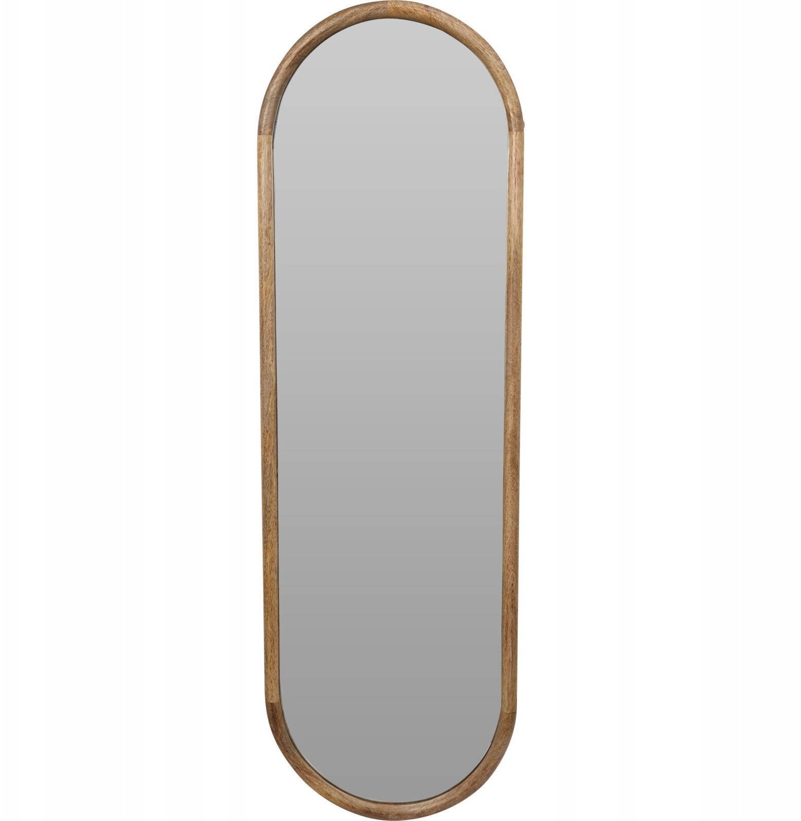 Duże lustro ścienne w drewnianej ramie, 36 x 2,5 x 115 cm