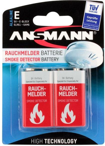 Ansmann Bateria 9V Block 565mAh 2 szt.