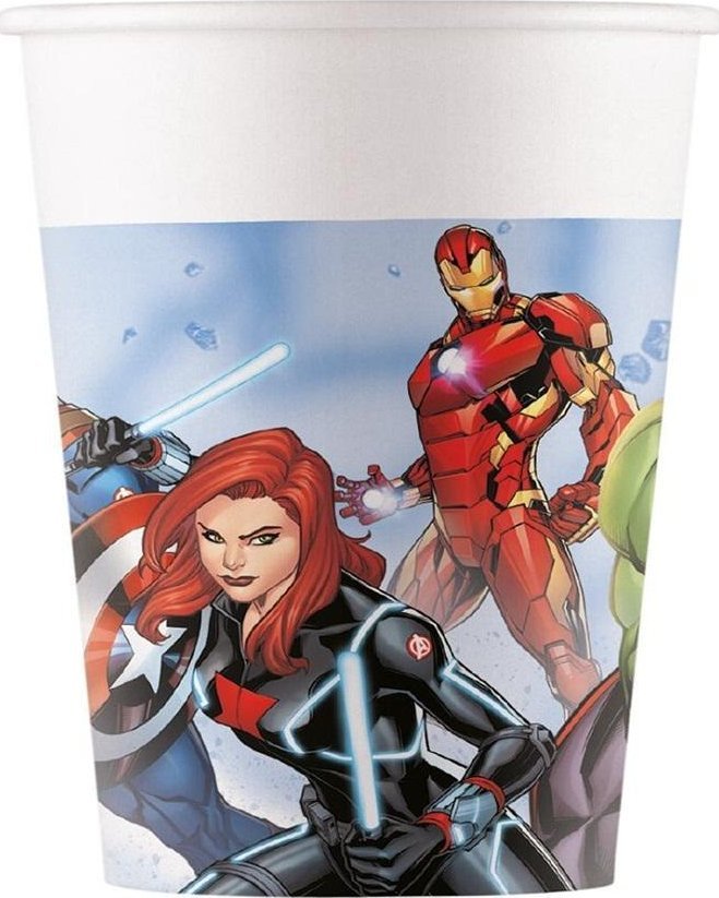 Kubeczki papierowe Avengers Marvel 200ml 8szt
