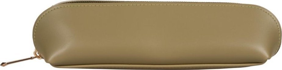 Piórnik na suwak khaki