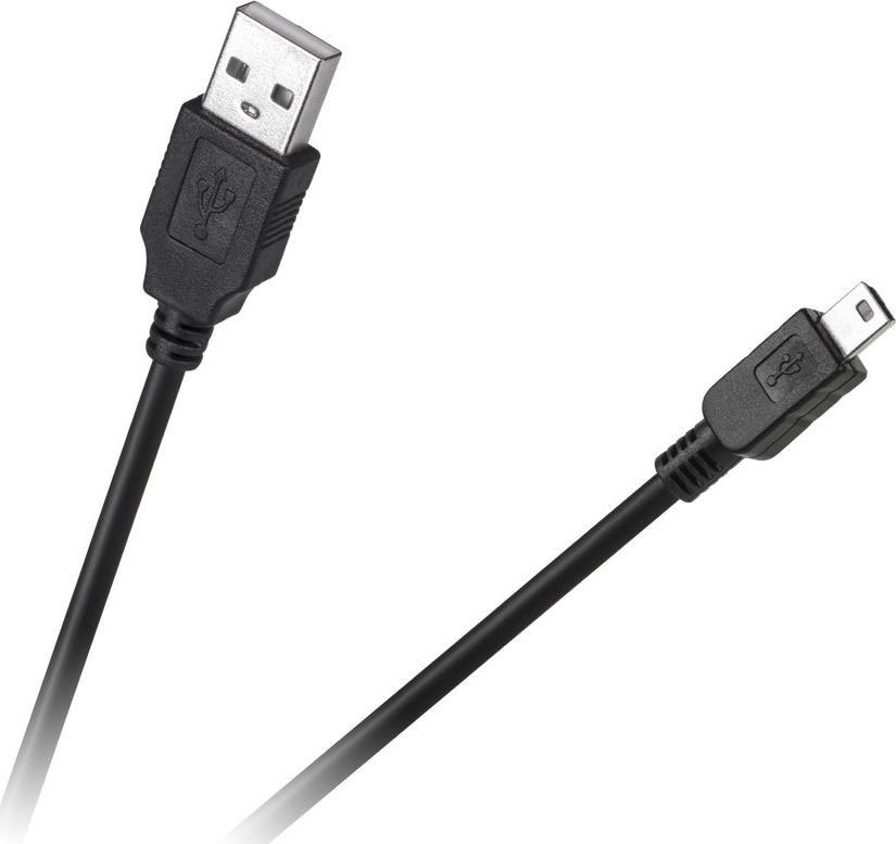 Kabel USB Cabletech USB-A - miniUSB Czarny (KPO3889-2)