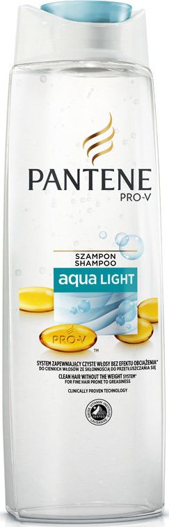 PANTENE Szampon do włosów odświeżający Fine Aqua Light 400ml