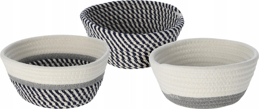 Kosz do przechowywania, bawełna, 18 x 8 cm