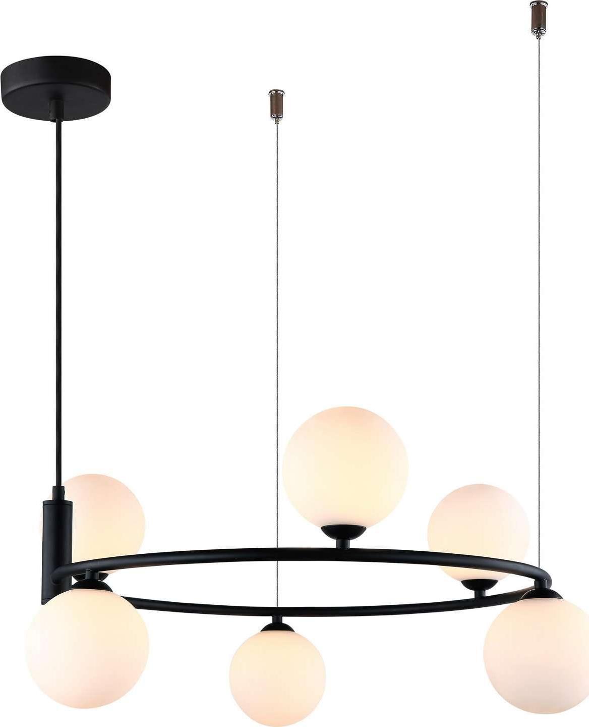 Lampa wisząca Italux Amily MDM-3974/6 BK