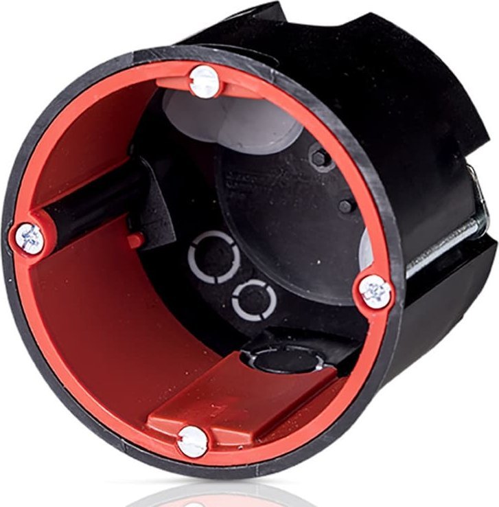 Simet Puszka przeciwogniowa z membraną hermetyczna akustyczna czarna gł 62 z wprowadzeniem rur i przewodów 86163007