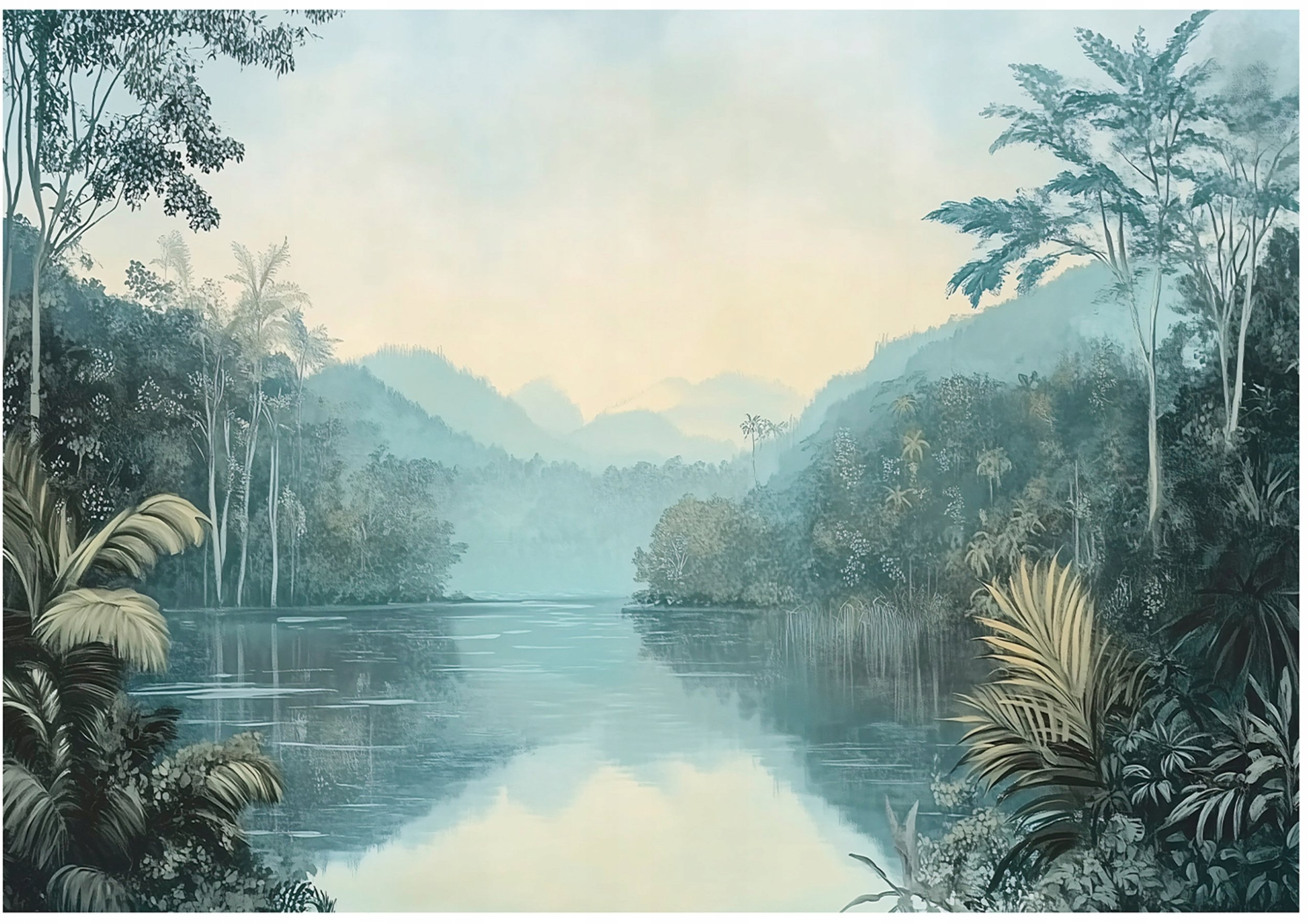 Fototapeta Rzeka Las Natura Sypialnia Salon Tapeta Flizelina 250X175