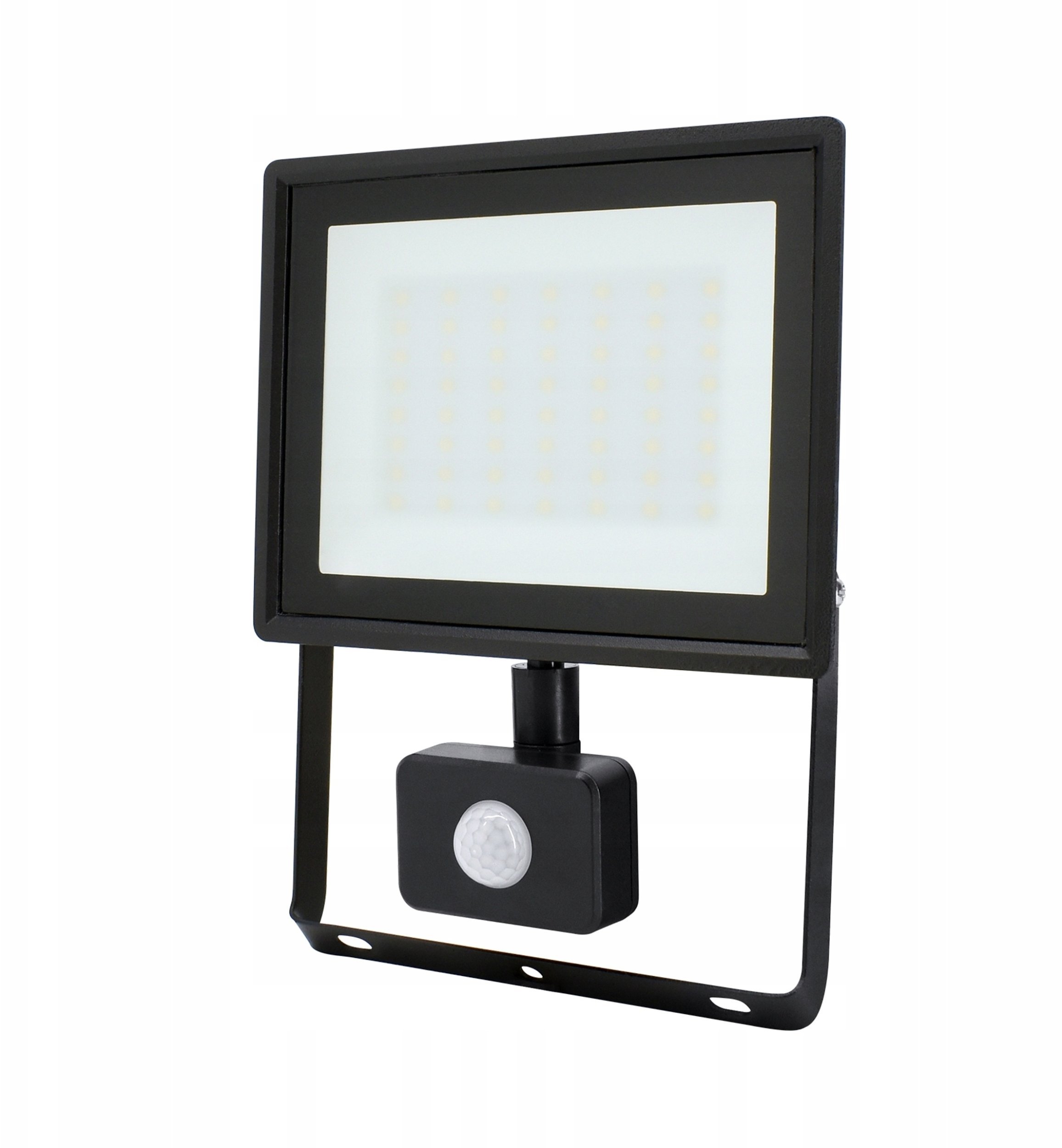 Naświetlacz LED SMD KASTEL2 50W 4000K 4280lm IP65 czarny z czujnikiem ruchu C64-S-LFK2-050BL-4K